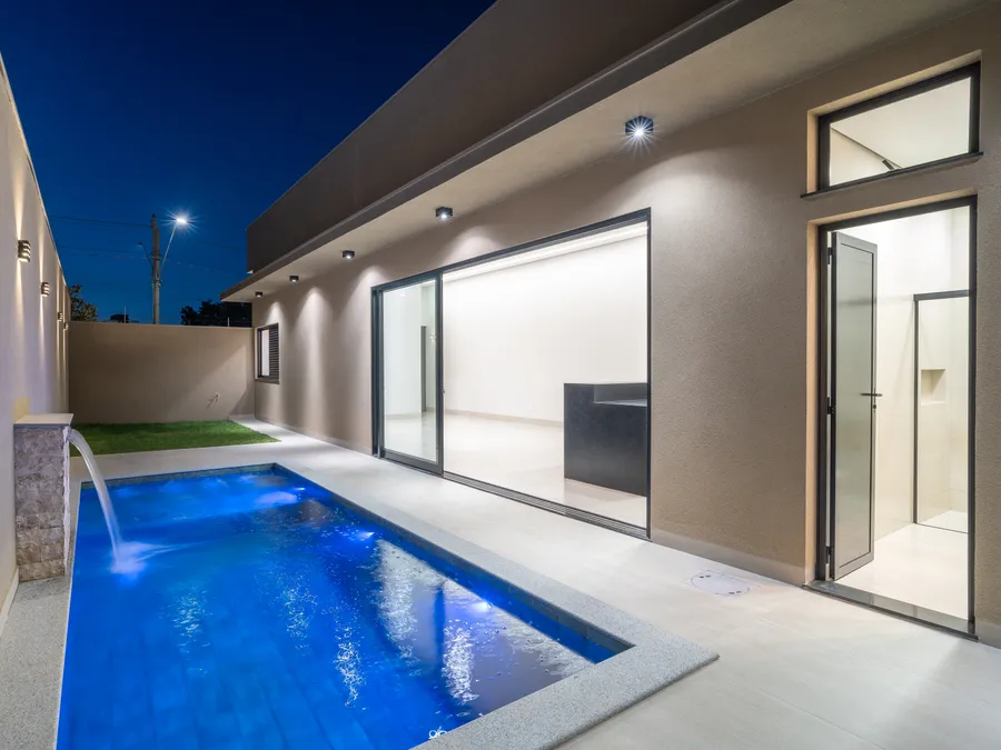 Piscina noite 1.2 da Casa Vellaris